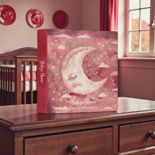 Moonlit Rustic Red Nursery & Baby Photo Binder