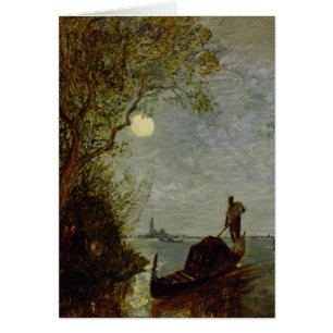 Moonlit Scene with Gondola