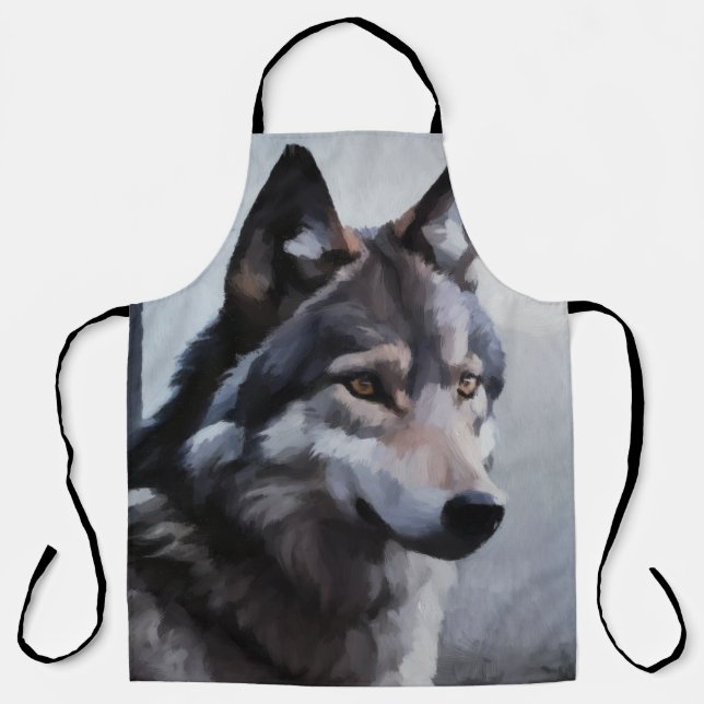 Moonlit Sentinel Apron (Front)