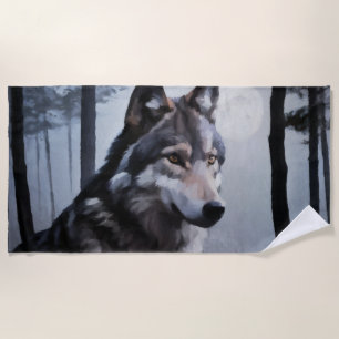 Moonlit Sentinel Beach Towel