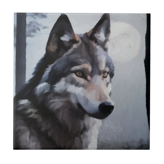 Moonlit Sentinel Tile (Front)