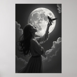 Moonlit Serenade Poster