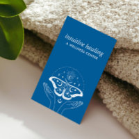 Moonlit Serenity: Embrace Healing Hands Blue