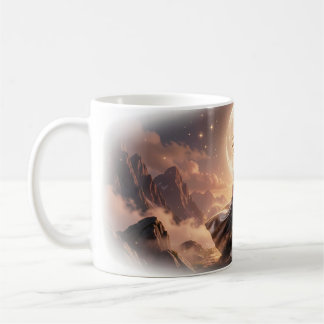Moonlit Serenity Over the Mountain Dream Mug