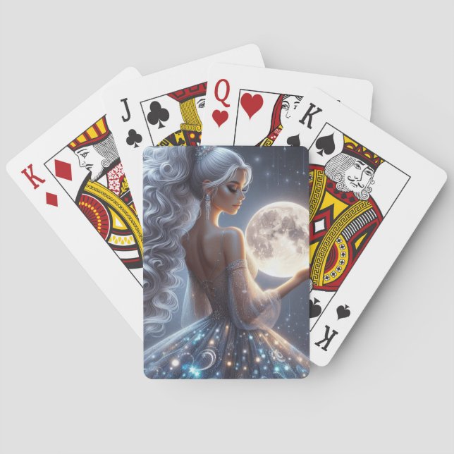 Moonlit Siren Playing Cards (Back)