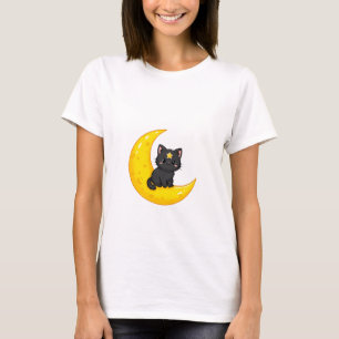Moonlit Star Cat T-Shirt