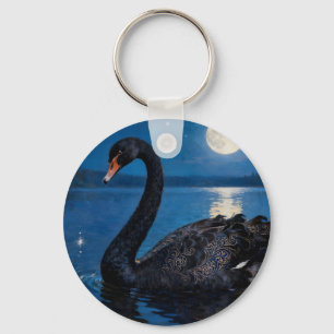 Moonlit Swim Keychain