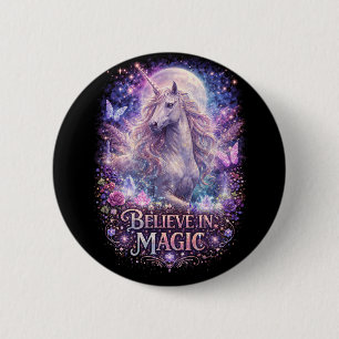 Moonlit Unicorn Dreams 2 Inch Round Button