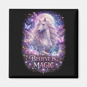 Moonlit Unicorn Dreams Magnet