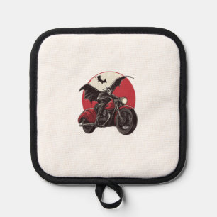 Moonlit Vampire Ride Pot Holder