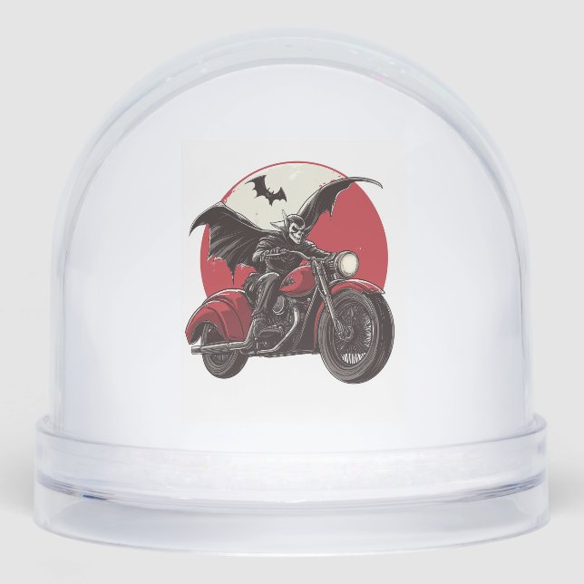  Moonlit Vampire Ride Snowglobe (Front)