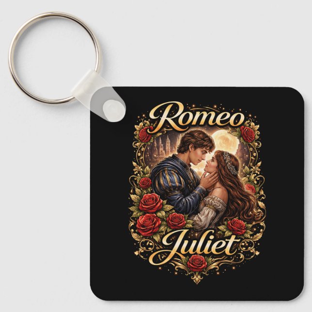Moonlit Verona Lovers Keychain (Front)