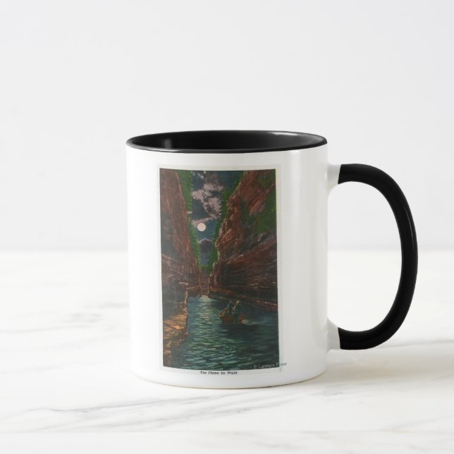 Moonlit View of the Flume Mug (Right)