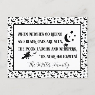 Moonlit Whispers & Witching Hour Magic Holiday Postcard