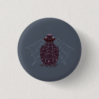 Moonlit Witchy Halloween Magic Bottle 1 Inch Round Button