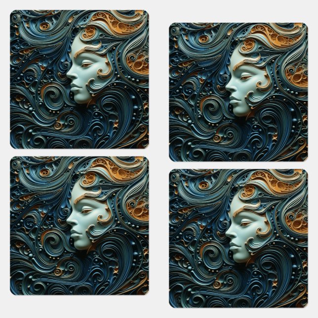 Moonlit Woman 3D Art (Group)