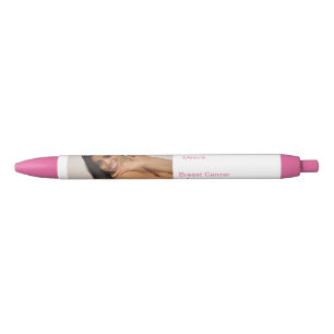 Moonlites Desire Breast Cancer Awareness Black Ink Pen