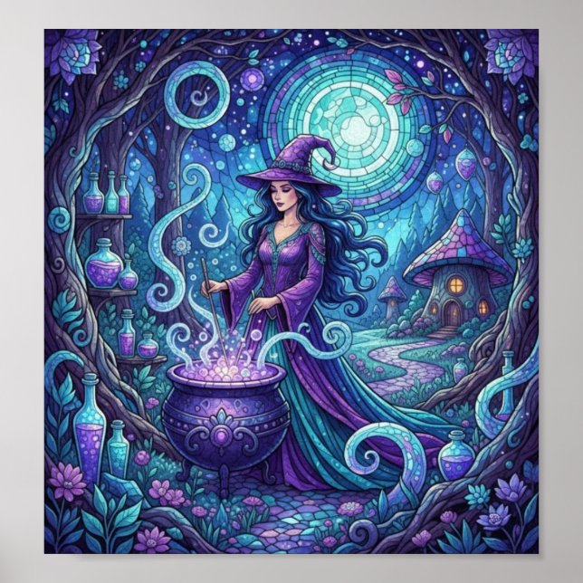 MoonLitForestWitch Poster (Front)