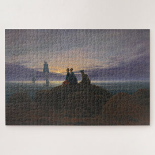 Moonrise by the Sea (by Caspar David Friedrich) Jigsaw Puzzle