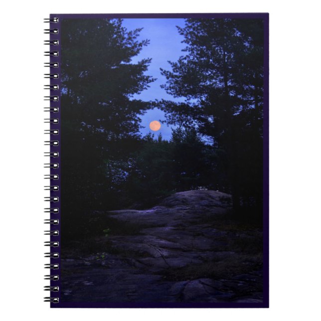 Moonrise in cottage country notebook (Front)