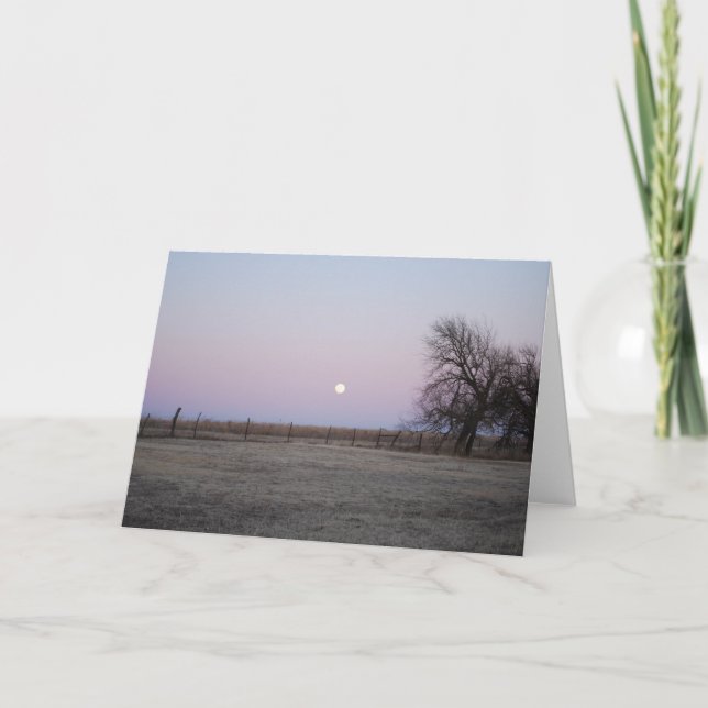Moonrise in Kansas Card (Front)