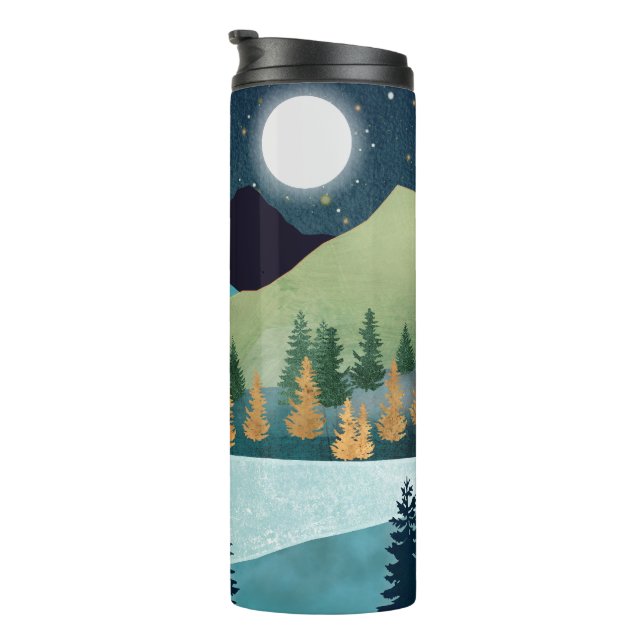 Moonrise Lake Thermal Tumbler (Rotated Right)