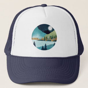 Moonrise Lake Trucker Hat