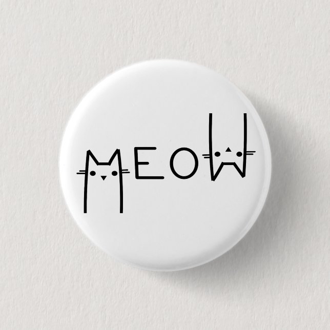 Moonrise Minimal Linework 1 Inch Round Button (Front)
