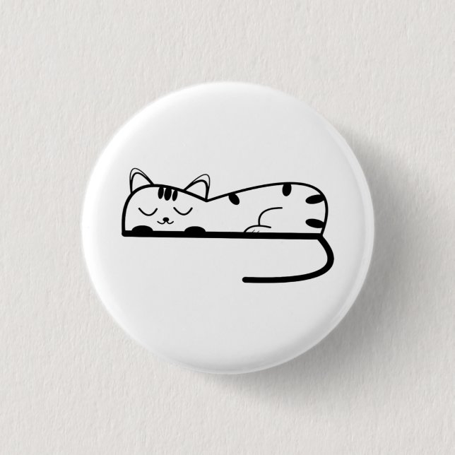Moonrise Minimal Linework 1 Inch Round Button (Front)