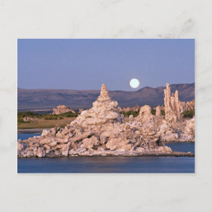 Moonrise, Mono Lake, California, U.S.A. Postcard
