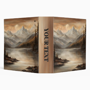 Moonrise Over the Mountains Binder