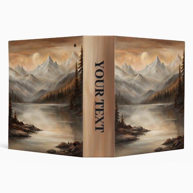 Moonrise Over the Mountains Binder (Background)