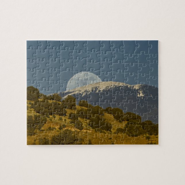 Moonrise over the Sangre de Cristo Mountains, Jigsaw Puzzle (Horizontal)