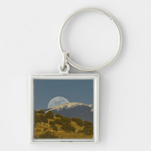 Moonrise over the Sangre de Cristo Mountains, Keychain