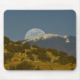 Moonrise over the Sangre de Cristo Mountains, Mouse Pad