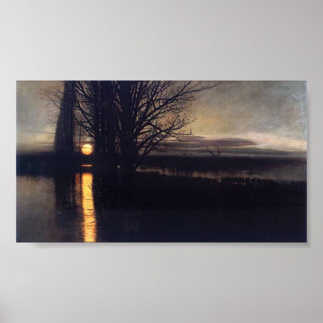 Moonrise - Stanisław Masłowski 1884 - Moon Poster (Front)