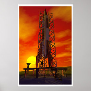Moonrocket Poster