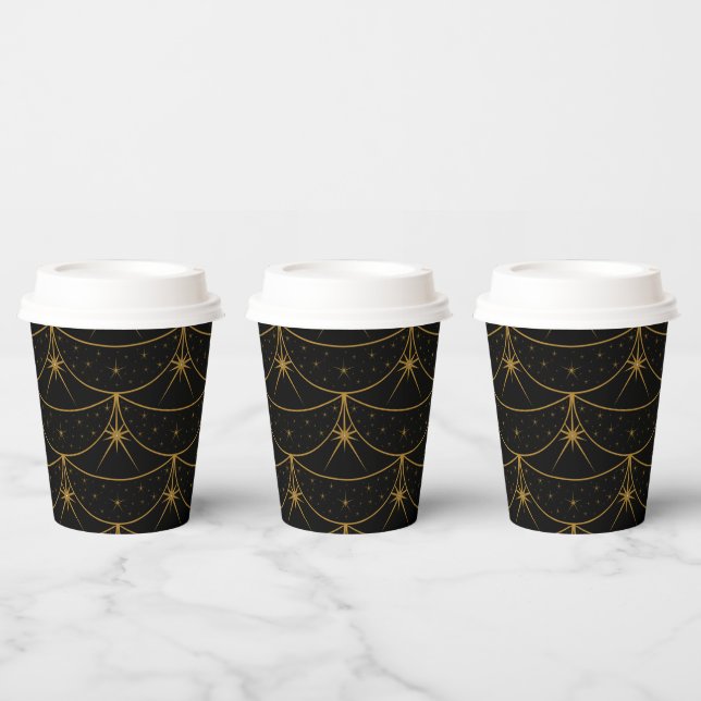 Moons and Stars 8oz. Paper Cups (Multi)