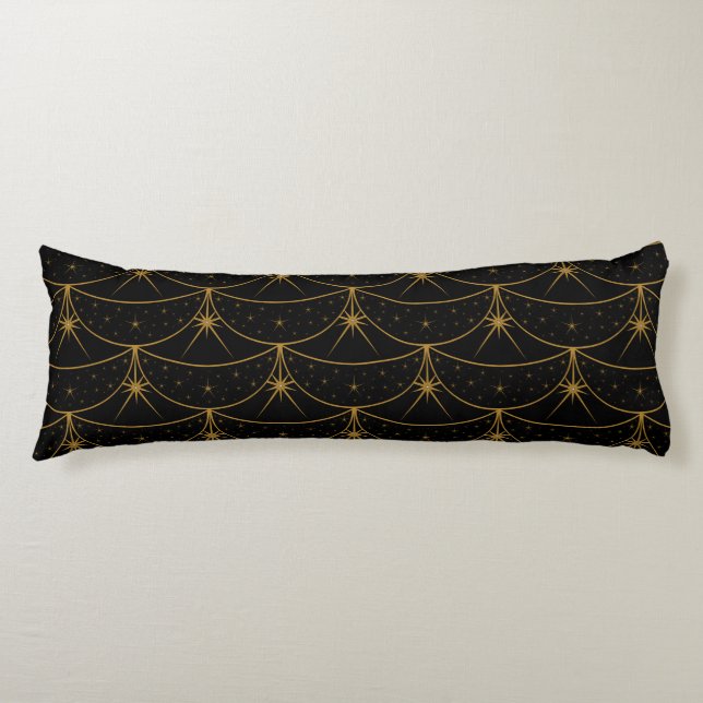 Moons and Stars Body Pillow (Front)