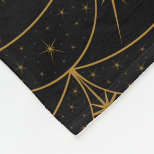 Moons and Stars Fleece Blanket (3 Sizes)