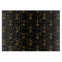 Moons and Stars Glass Cutting Board 11x8
