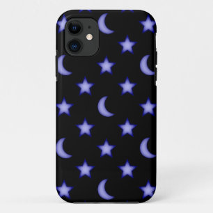 Moons and stars pattern iPhone 11 case