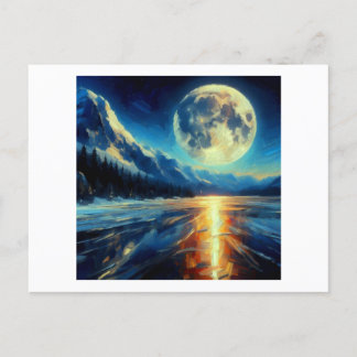 Moonscape,  postcard