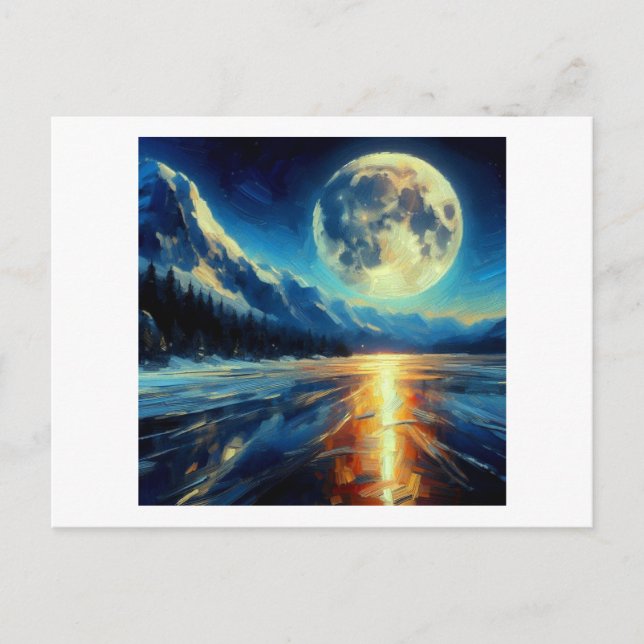 Moonscape,  postcard (Front)