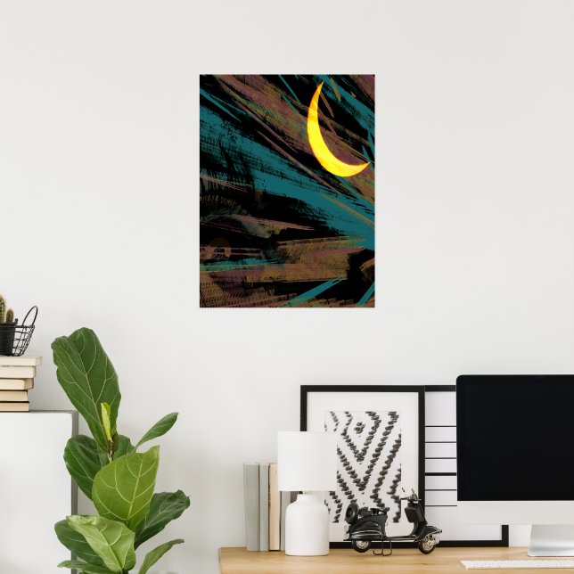 Moonscape the night's sky  poster (Home Office)