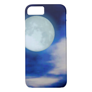 Moonscape with moonlit clouds iPhone 8/7 case