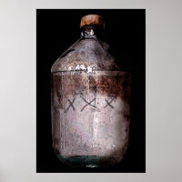 Moonshine Bottle Print