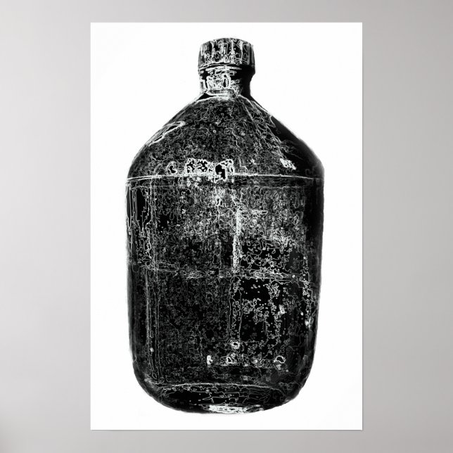 Moonshine Bottle Print (Front)