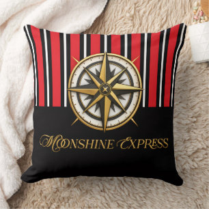 Moonshine Express Original Design Pillow! Throw Pillow