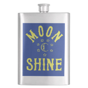 MOONSHINE Flask Funny